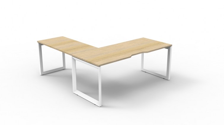 White Frame - Natural Oak Top 